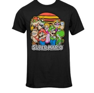 NWT Nintendo Super Mario unisex medium black T-shirt.